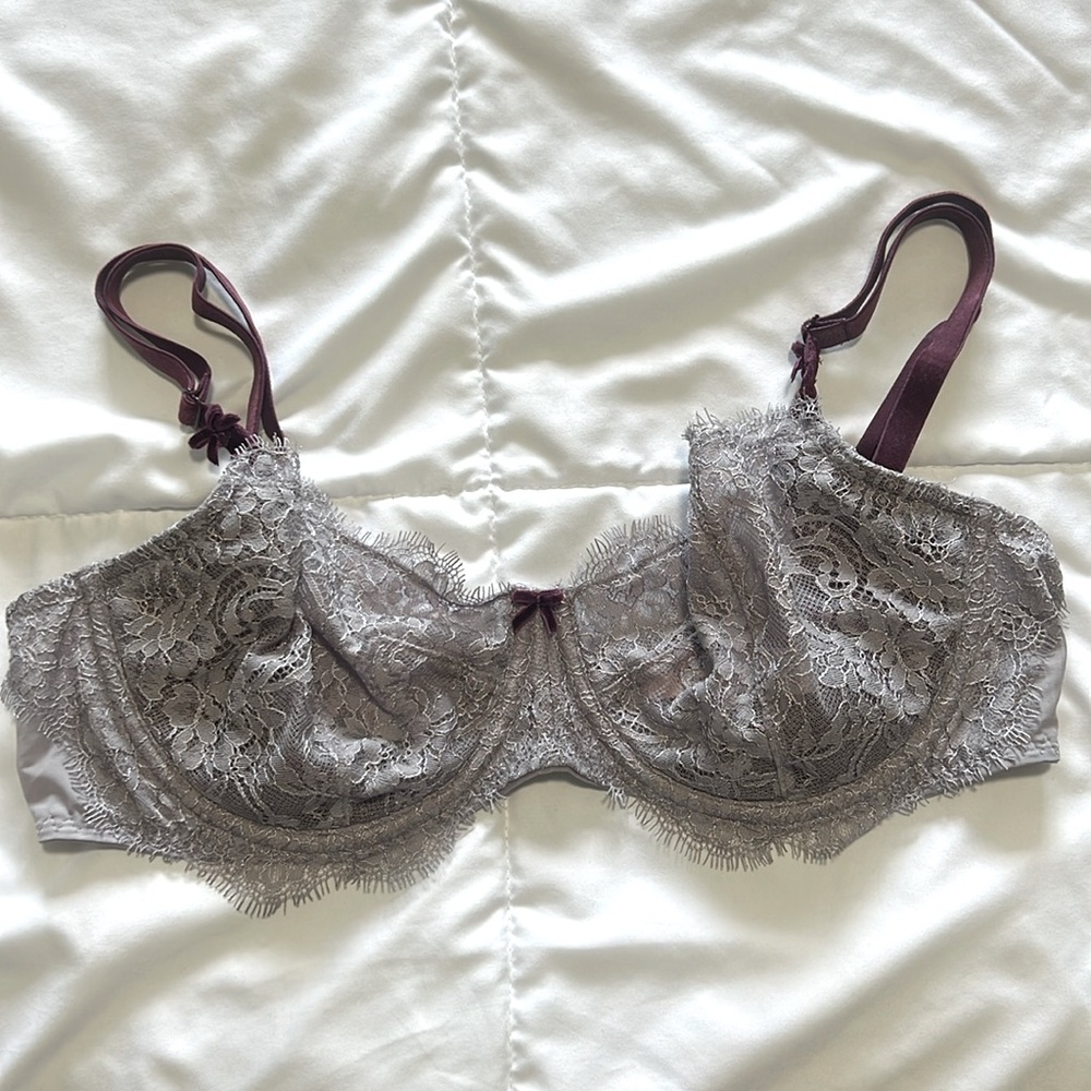 Victoria’s Secret Dream Angels unlined push-up bra in lilac/purple gray-Like New